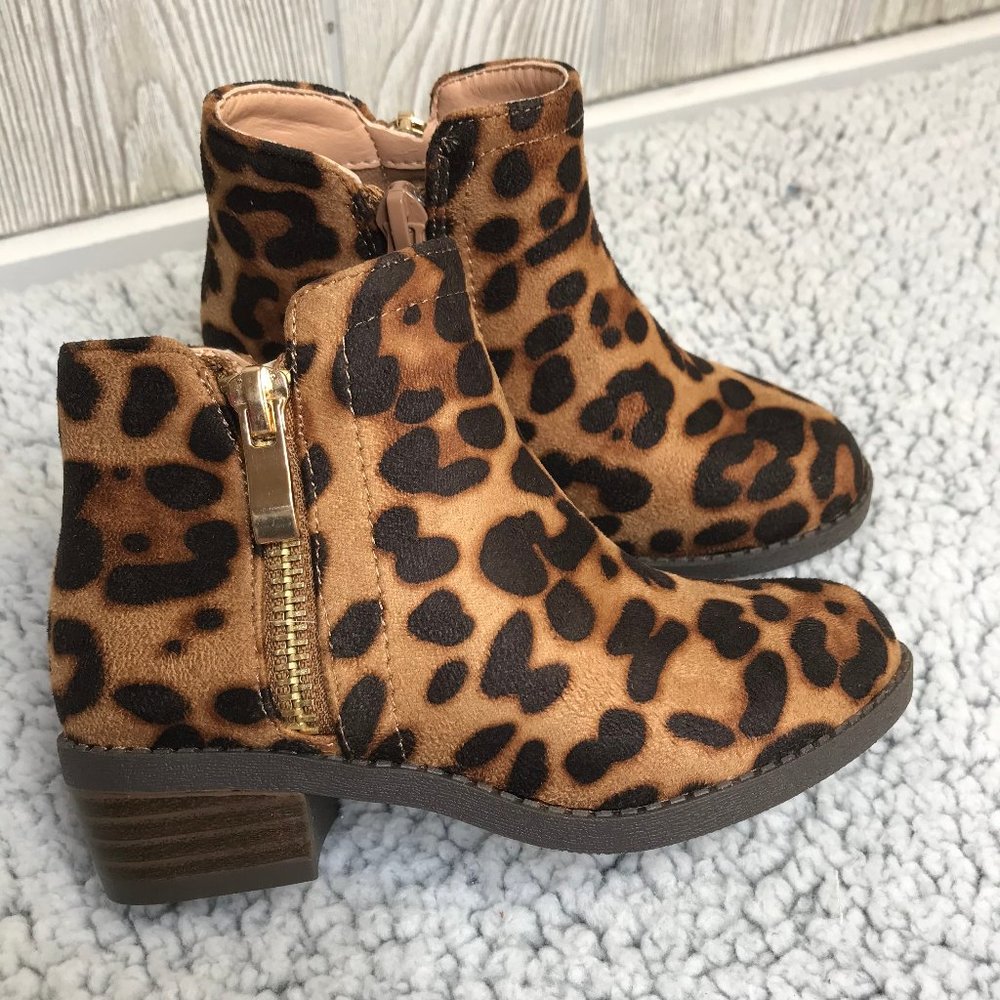 Leopard Print Booties
